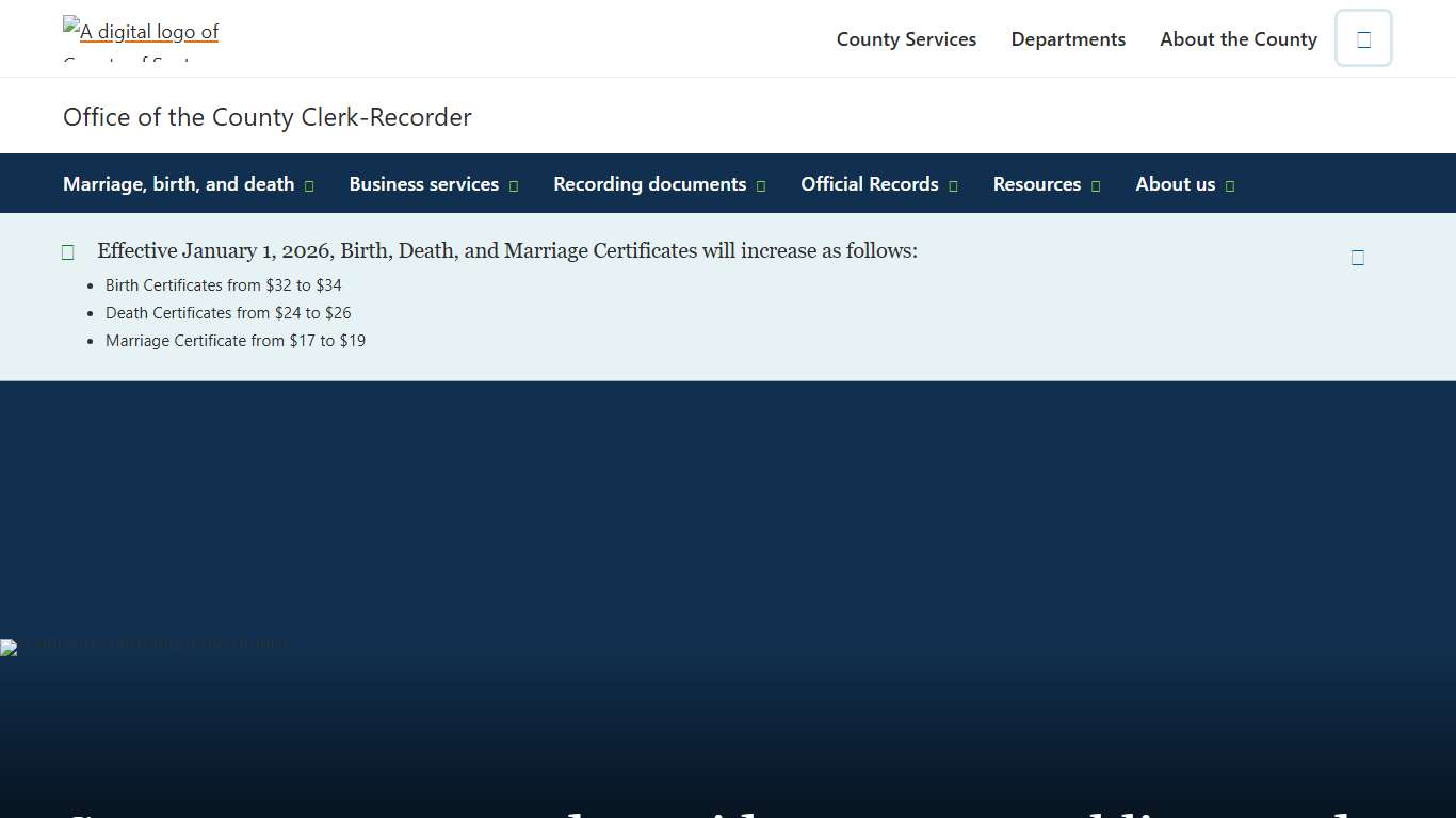 Home | Office of the County Clerk-Recorder | County of Santa Clara